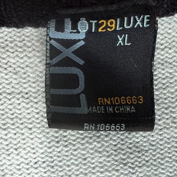 Luxe Sweater Vest Men’s Xl Light Blue Looney Toos Daffy Duck Acrylic Vintage‎ - Picture 3 of 6